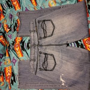 34x33 DFMI Black Cowgirl Tuff Jeans
